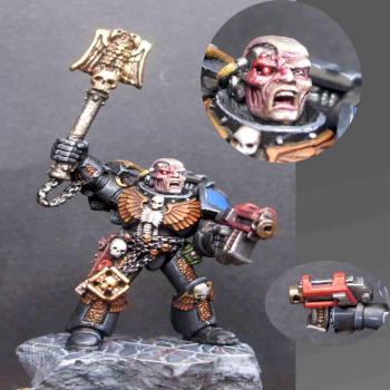 Space Marine Chaplain by sadgar