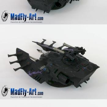 Eldar Wave Serpent with Scatter Lasers by MadFlyArtStudio