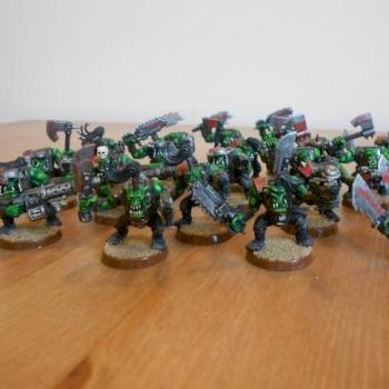 Ork Boyz by B1gAngryAl1en