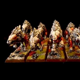 Vampire Counts Dire Wolfs by darkpegasusmini