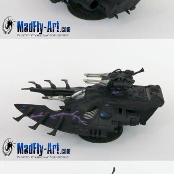 Eldar Wave Serpent with Shuriken Cannons by MadFlyArtStudio