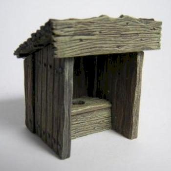 Privy (door removed) by Franklin Zafarelli