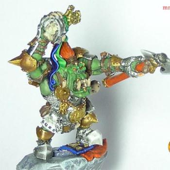 Black orc Warboss Umruk (better pic) by Mnyama