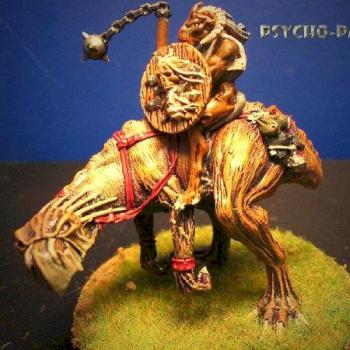 Tiermenschenreiter auf Knarloc by psychopainting