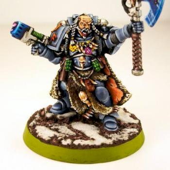 Space Wolf Rune Priest by thecheesefactory