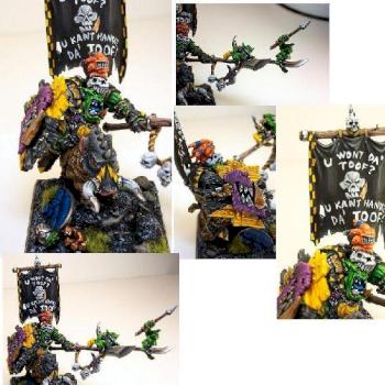 Orc Warboss, Goldtoof by thecheesefactory