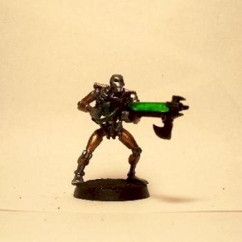 Necron warrior front by Shua Zane