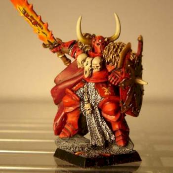 seigneur de khorne (figurine d'archaon a pied) by harrison
