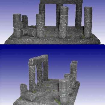 Ruined Columns by DragonTombCreations