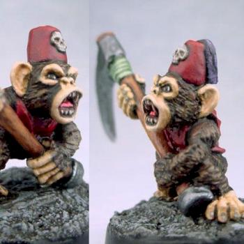 2983 Creepy Familiar Evil Monkey by Jubilee