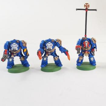 Ultramarine Terminator Squad by Tech Mechanic