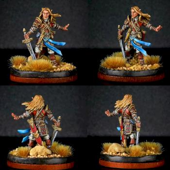 Arael Half Elf Cleric by sagremor1976
