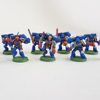 Ultramarine Assault Squad by Tech Mechanic