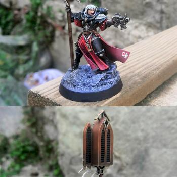 Battle Sister with Simulacrum - Adepta Sororita Battle Sisters Squad by CerberusXt