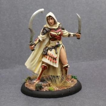 Dark Sword Female Desert Blades Warrior by superbug983