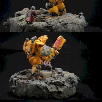 Trench Battle - Primaris Redemptor Dreadnought by Talos
