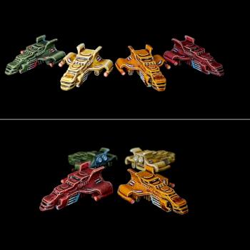 Spaceships from Merchant of Venus game by FFG (black background) by rbelikov