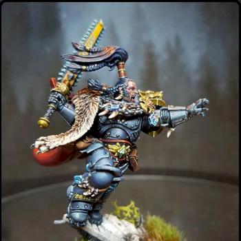 Ragnar Blackmane, Space Wolves Wolf Lord by Ramirez23