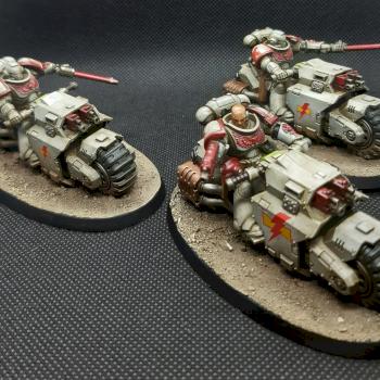 Warhammer 40k White Scars Primaris Outriders by dogparry