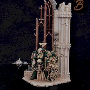 Dark Angels Space Marine by MakedPainter