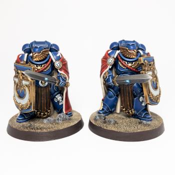 Ultramarine Victrix Honour Guards by lorenzolsp