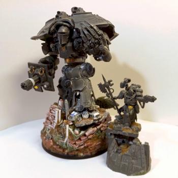 Space wolves Redemptor Dreadnought (conversion) 3 by Ulfhrafn Grim