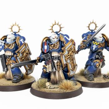 Ultramarine Bladeguard Veterans by lorenzolsp