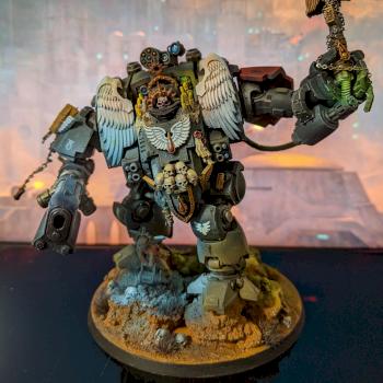 Blood angels Chaplain redemptor Dreadnought by Pioupioutos