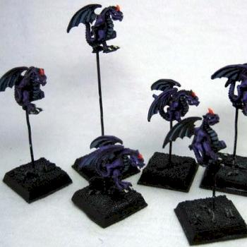 Dragonling Harpies by torrentialwaters