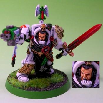Space Marine Dark Angel Terminator Captain by Cyranc