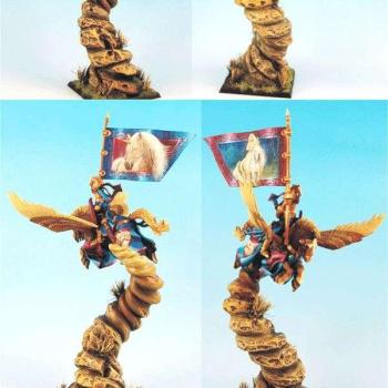 WARHAMMER Brtonnian Hero on Pegasus by rene