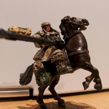 Tallarn Rough Rider Vet Sergeant by Vet Sergeant Leander