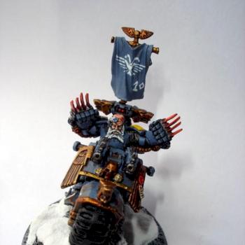 Wolf Guard Battle Leader on Bike. by Gereth