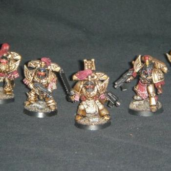 Adeptus custodes squad by Kaleb Daark