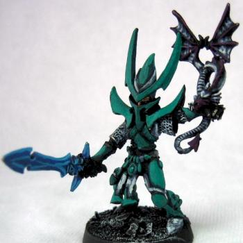 Exodite Farseer by torrentialwaters