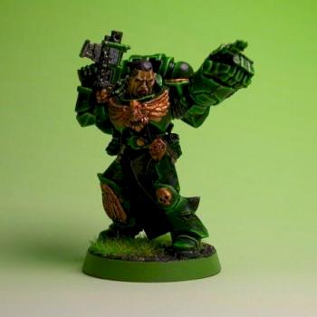 Space Marine Dark Angel Veteran Sergeant by Cyranc