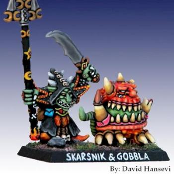 ORCS & GOBLINS - Skarsnik Warlord Of The Eight Peaks by lev trotskij