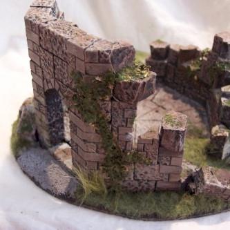 Octagonal Tower Ruin by battlescenerylady