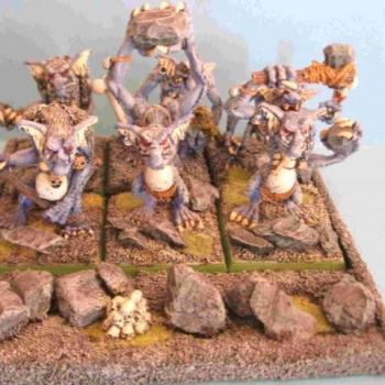 6 Stone Trolls by elvslayer