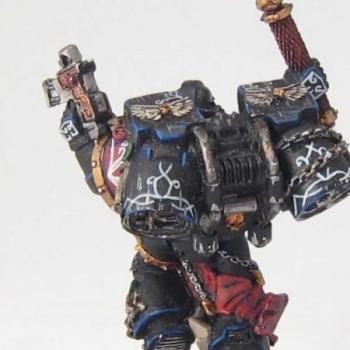 Space Marine Chaplin by drewfis