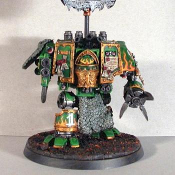 Salamander Dreadnought (conversion) by Zuppa