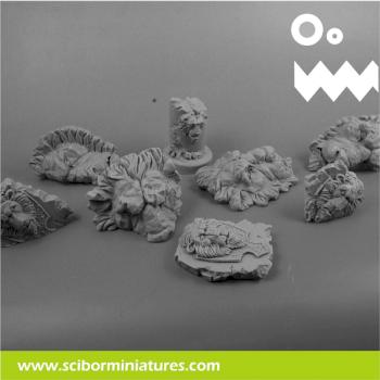 Lion basing kit by Scibor