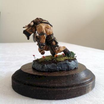 Minotaur lord with battleaxe by D_Gran