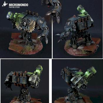 Chaplain Dreadnought Black Templars Ver. by Fonsy