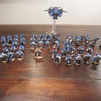 My Ultramarines Army by The Spanish Painter