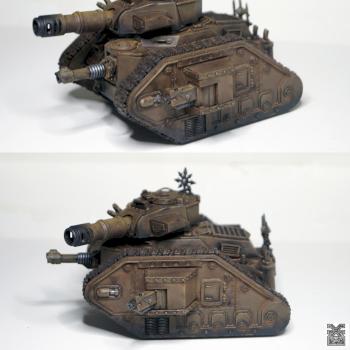 Traitor Guard Leman Russ Battle Tank by clive_is_great