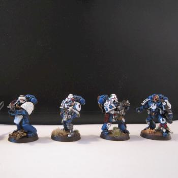 Ultramarines Sternguard squad by The Spanish Painter