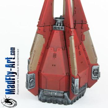 Blood Angels Drop Pod by MadFlyArtStudio