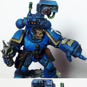 ultramarines sergeant by Kerinor