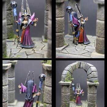 Dark Elf Sourceress by Duperat